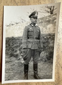 aa711 - Wehrmacht Heer officer Leutnant portrait photo