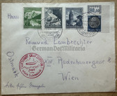 aa733 - c1938 letter posted within Vienna with Luftschiff Graf Zeppelin cancellation