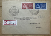 aa736 - c1942 letter posted within occupied Norway - Oslo