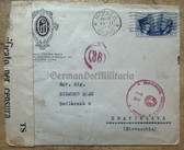 aa743 - c1941 envelope sent from Italy to Slovakia - opened by Italian Censor