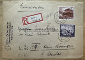 aa744 - c1941 envelope sent in Germany - Registered letter