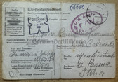 aa747 - Kriegsgefangenenpost - POW postcard sent from Germany to Italy in 1944 - Stalag XXB - checked by US Army censor