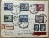 aa774 - c1944 envelope - registered letter - sent to Protektorat