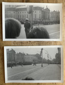 aa805 - c1960s Berlin Wachregiment Grosser Zapfenstreich Neue Wache - two photos