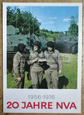 aa833 - c1976 20th anniversary of the NVA postcard - Army