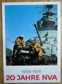 aa834 - c1976 20th anniversary of the NVA postcard - Volksmarine Navy