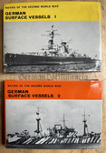 aa896 - GERMAN SURFACE VESSELS VOL 1 & 2 - Navies of the second world war series - reference books