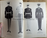 aa913 - c1954 UNITED STATES MARINE CORPS UNIFORM REGULATIONS - very scarce original and huge book with loads of illustrations and information about USMC uniforms & awards - 3.8 pounds weight