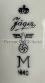 aa990 - c1940 dated Kriegsmarine - small plate porcelain