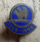 aa974 - c1959 100 years anniversary of Skoda - Czech Czechoslovakia CSSR pin