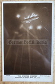 ab018 - British WW1 postcard - German Zeppelin Airship raid over England - September 1916