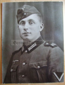 wpc372 - large size wartime Wehrmacht Heer soldier portrait photo