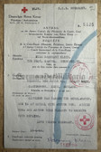 ab075 - GUERNSEY - German occupied channel island - Red Cross communication document with relatives in England - very scarce