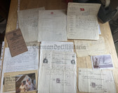 ab087 - lot of British documents - WW1 merchant navy sailor - c1937 letter from Buckingham Palace - lived to be 100 years old in 1991