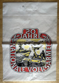 ab115 - original DDR plastic carry bag - 20 years anniversary of the NVA Armed Forces in 1976