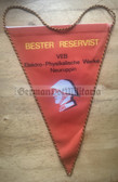 ab190 - best Reservist of the NVA at a works in Neuruppin - Wimpel Pennant