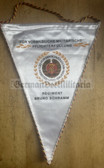 ab197 - NVA Regiment Bruno Schramm - Wimpel Pennant - Eisenbahnpionierausbildungsregiment 2 - Railway Engineers Regiment