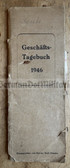 ab344 - c1946 East German business diary - issued by the City of Dresden
