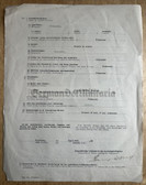 ab234 - GUERNSEY - German occupied channel island - property registration form - St Andrew Road in St Andrew & Hirzel House, Smith Street in St Peter Port