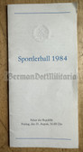 ab292 - SPORTLERBALL 1984 - held at the Palast der Republik PdR in Berlin - televised event sports person of the year
