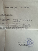 ab366 - c1969 FDGB membership book with letter to confirm he served in the armed forces from 1973 to 1989- East German trade union - man from Strausberg
