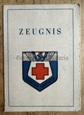 ab320 - c1969 certificate for the Abzeichen für junge Sanitäter class 2 - Badge for young first aiders