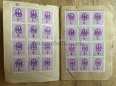 ab301 - c1972 Volkssolidarität membership book with due stamps - woman from Frankfurt/Order