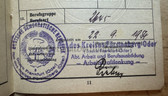 ab282 - c1954 Arbeitsbuch for a man from Frankfurt/Oder - worked as ship builder