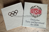 ab255 - 6 - c1987 miniature photobook about the Olympic Games - lists all DDR medal winners
