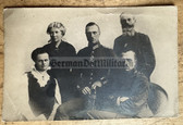 ab150 - c1919 dated Berlin-Charlottenburg family portrait with two WW1 soldiers