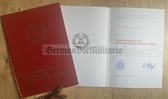 ab171 - c1988 Verdienstmedaille der DDR award certificate with folder
