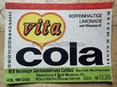 ab402 - original DDR drinks label - Cola - Vita-Cola from Bad Muskau Weißwasser