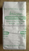 ab428 - 10 - original pack of DDR Zellstofftaschentuch - paper tissues - unopened - pocket filler