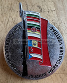 ab438 - c1980 Warsaw Pact Armies Manoeuvres Waffenbrüderschaft in the DDR participant badge