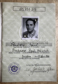 ab533 - NVA Wehrpass issued in in Dresden in 1966 - Infantry - WDA Wehrdienstausweis document