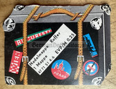 ab522 - East German travel sewing kit in suitcase format