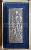 ab501 - 4 - Treptower Park in Berlin Soviet WW2 soldier monument - cased presentation plaque