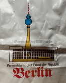 ab493 - original DDR plastic carry bag - Berlin Palast der Republik PdR , etc