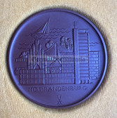 ab466 - City of Neubrandenburg - Meissen porcelain cased presentation medal