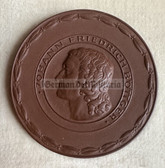 ab467 - Johann Gottfried Böttger - Meissen porcelain cased presentation medal - outstanding quality