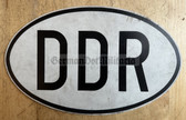 ab473 - East German international car DDR sign plaque - plastic - large size