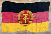 oo063 - original DDR flag banner - cotton - 47" x 29"