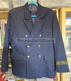 wo085 - East German Handelsmarine - merchant/fishing navy uniform jacket - with BBS Max Reichpietsch cuffband