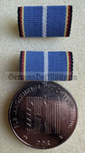 om944 - East German Defence Industry Treue Dienste Long Service Medal in Silver