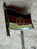 oa055 - 4 - original DDR flag pin badge - aa0x3