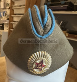 wo290 - c1990 dated Soviet air force officer overseas hat Pilotka - size 57 with maker label