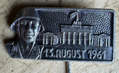 ab619 - 19 - c1961 building of the Berlin Wall participant veteran pin
