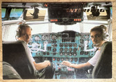 opc440 - c1980s Interflug state airline postcard
