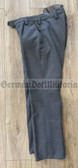 wo487 - East German NVA & Grenztruppen conscript woolly trousers with belt loops - size g48-0
