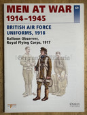 wb003 - BRITISH AIR FORCE UNIFORMS 1918 - Osprey Men at War series